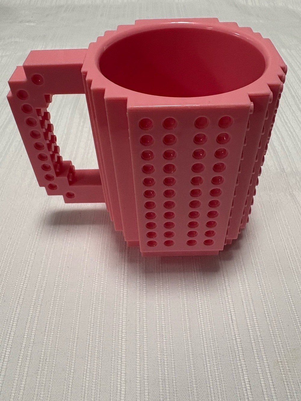 Lego Pink Buildable Brick-Style Coffee Mug